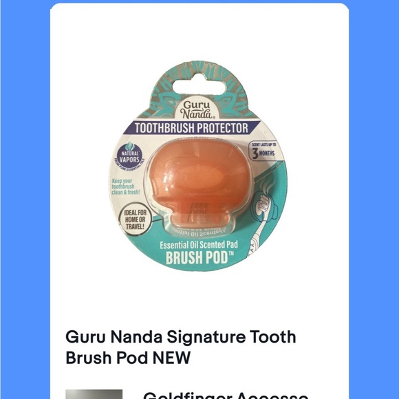 Guru Nanda Signature Tooth Brush Pod NEW - Picture 1 of 3